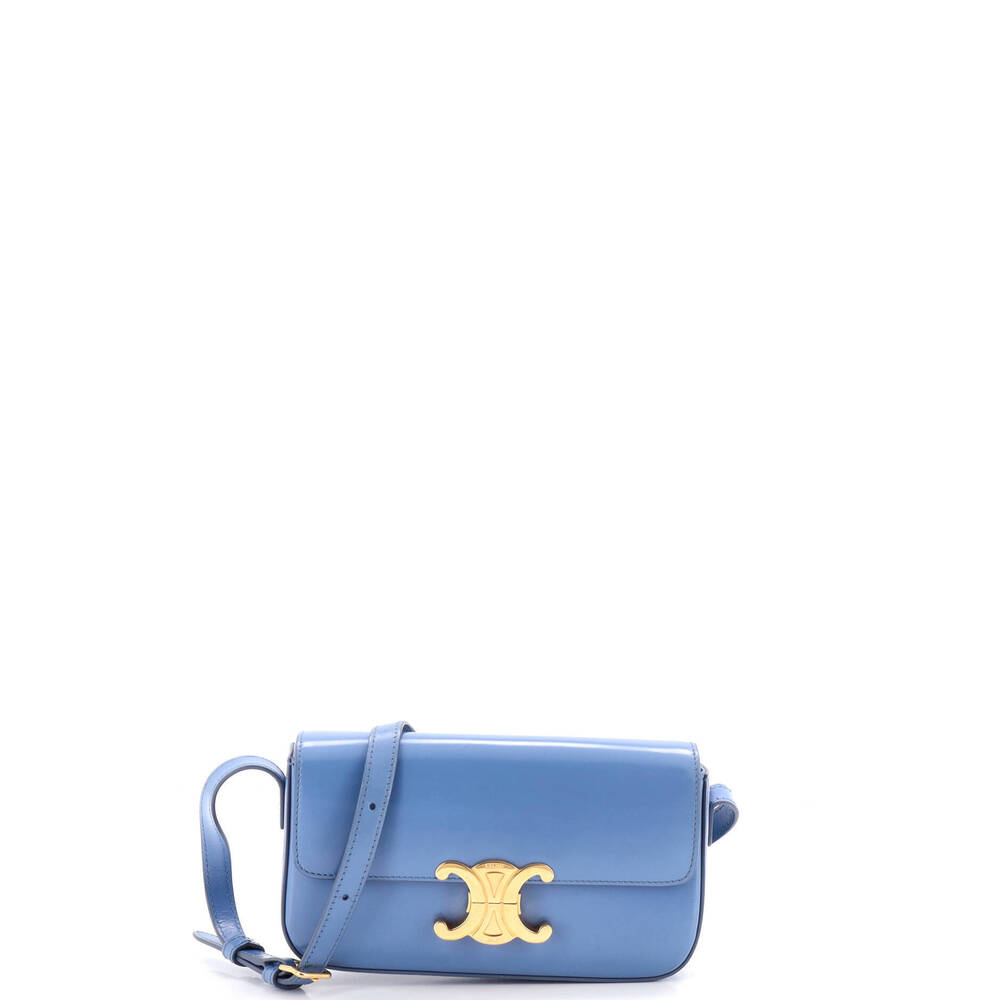 Celine Triomphe East-West Shoulder Bag